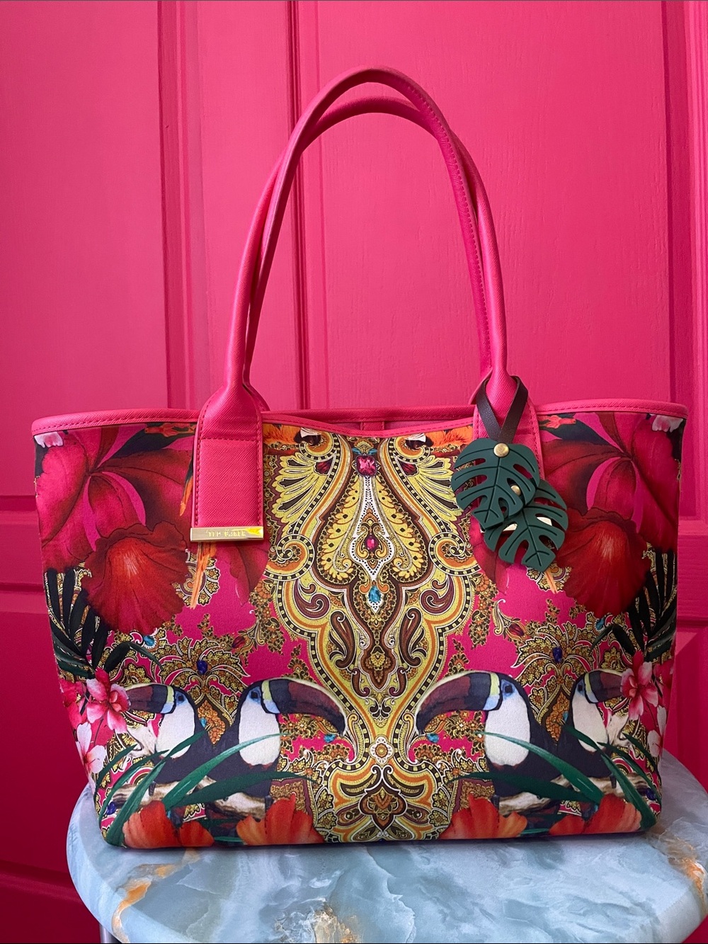 RARE TED BAKER - TOUCAN TROPICAL TOTE
